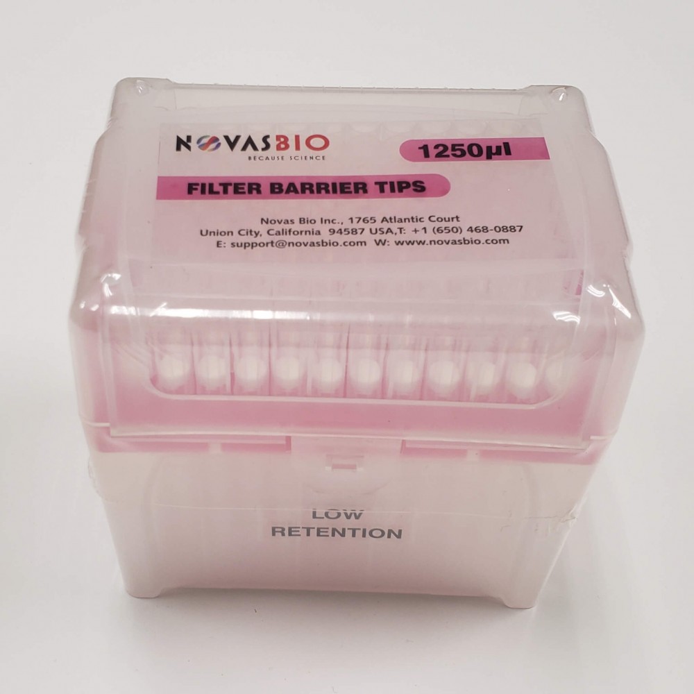 Ponteira com filtro baixa reten&ccedil;&atilde;o de 1250 ul