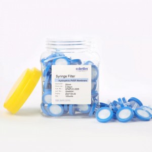 Filtros de Seringa PVDF Hidrof&iacute;licos  N&atilde;o Est&eacute;reis