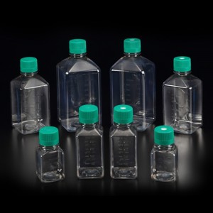 Garrafas Quadradas para Cultura de C&eacute;lulas