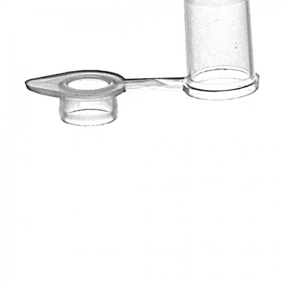 Tubo de PCR de 0,2 ml com tampa plana transparente com janela &oacute;ptica reduzida.para qPCR
