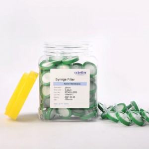 Filtros de Seringa de Nylon Hidrof&iacute;licos Verdes N&atilde;o Est&eacute;reis