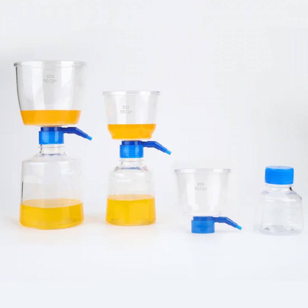 Filtro a V&aacute;cuo Descart&aacute;vel com Membrana de PES de 0,2&mu;m, Est&eacute;ril