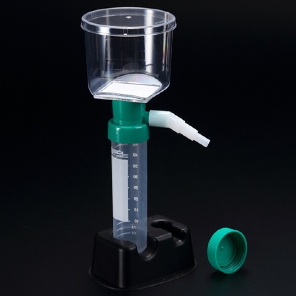 Sistema de Filtra&ccedil;&atilde;o a v&aacute;cuo em tubo de 50mL - 0,22um